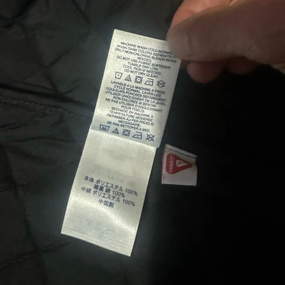 Lands' End Black Quilted Barn Chore Jacket Womens Size XL